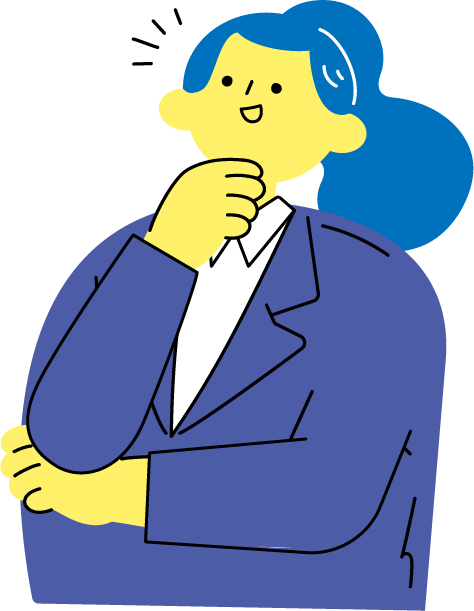 説明を聞き納得した女性（スーツ姿）