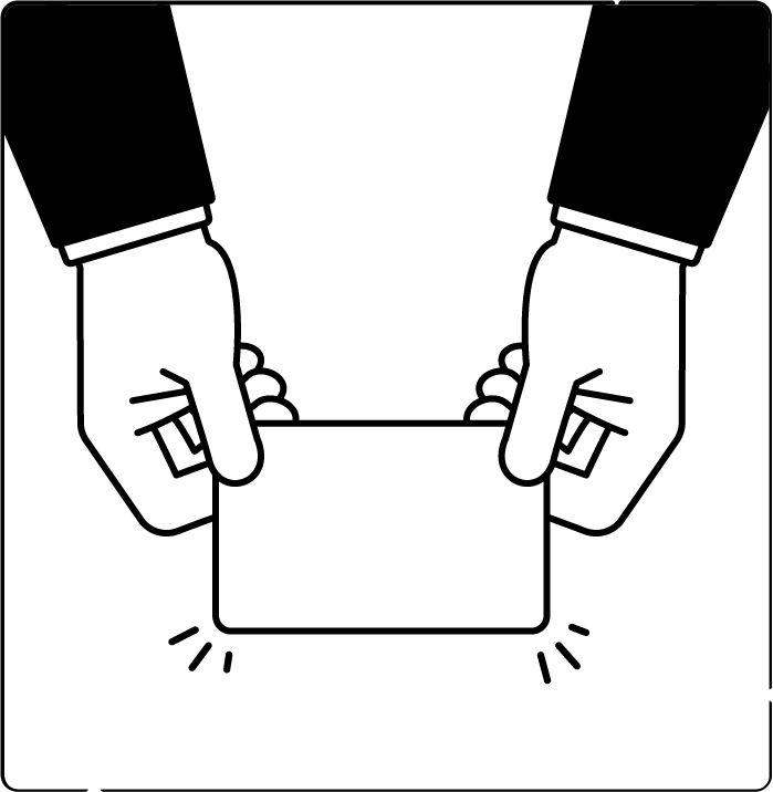 名刺を渡すビジネスシーン