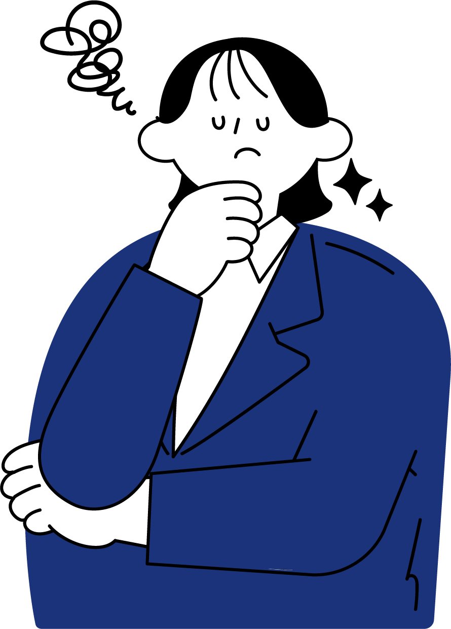 悩む新入社員女性